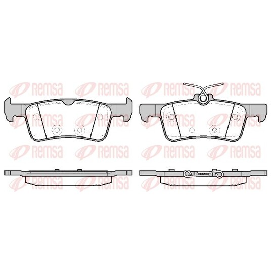 1563.20 - Brake Pad Set, disc brake 