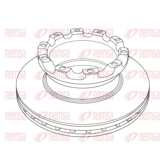 NCA1225.20 - Brake Disc 