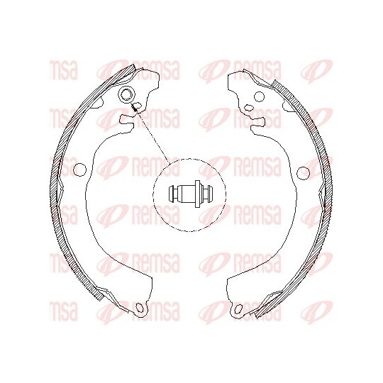 4664.00 - Brake Shoe 