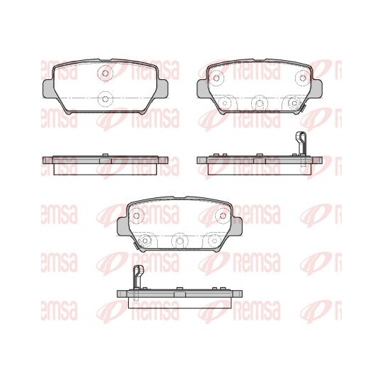 1882.02 - Brake Pad Set, disc brake 