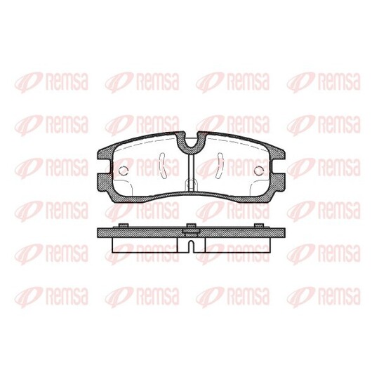 0566.30 - Brake Pad Set, disc brake 