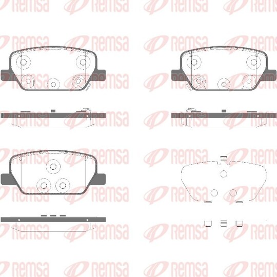 1911.02 - Brake Pad Set, disc brake 