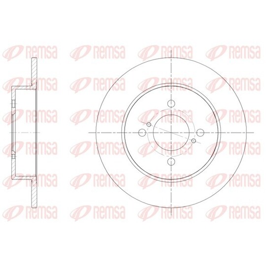 61537.00 - Brake Disc 