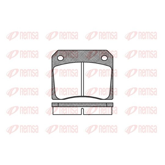 0036.00 - Brake Pad Set, disc brake 