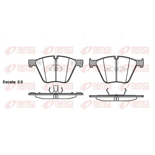 1419.00 - Brake Pad Set, disc brake 