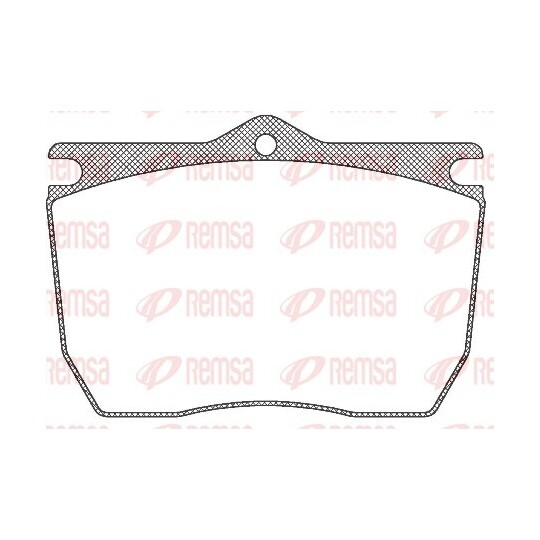 JCA 824.00 - Brake Pad Set, disc brake 