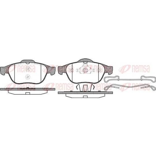 0843.10 - Brake Pad Set, disc brake 