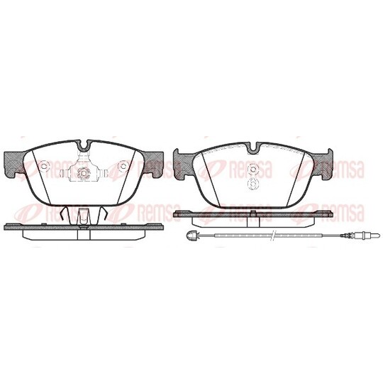 1451.01 - Brake Pad Set, disc brake 