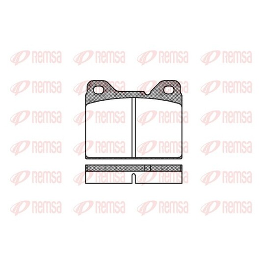 0081.00 - Brake Pad Set, disc brake 