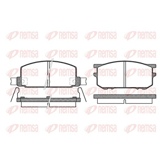 0109.12 - Brake Pad Set, disc brake 