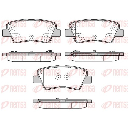 1362.85 - Brake Pad Set, disc brake 