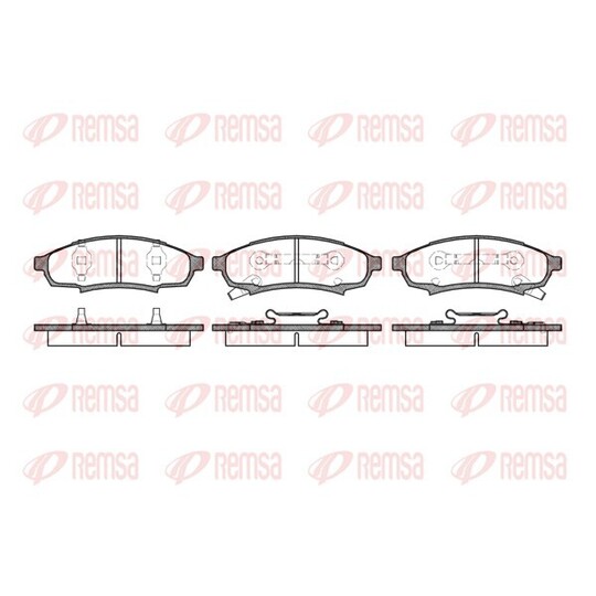 0531.02 - Brake Pad Set, disc brake 