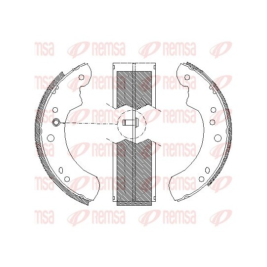 4112.00 - Brake Shoe 