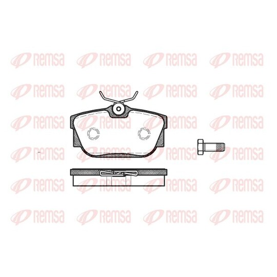 0767.00 - Brake Pad Set, disc brake 