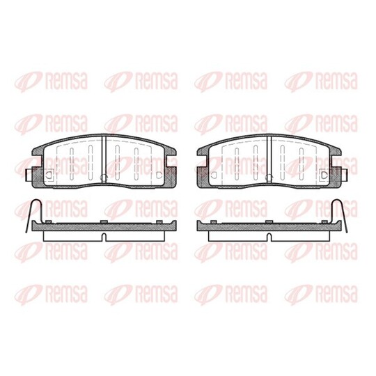 0361.14 - Brake Pad Set, disc brake 