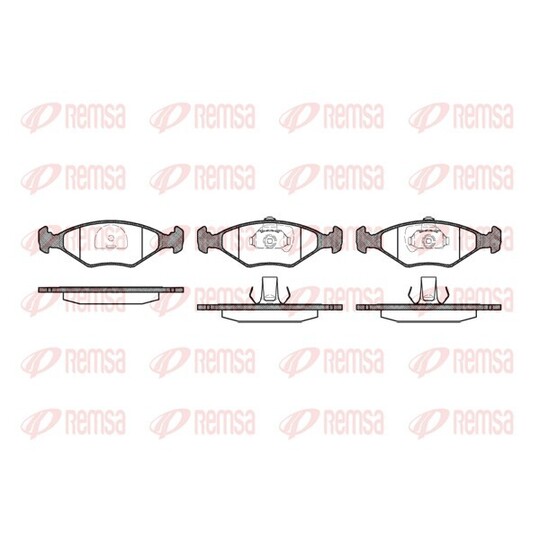 0281.40 - Brake Pad Set, disc brake 