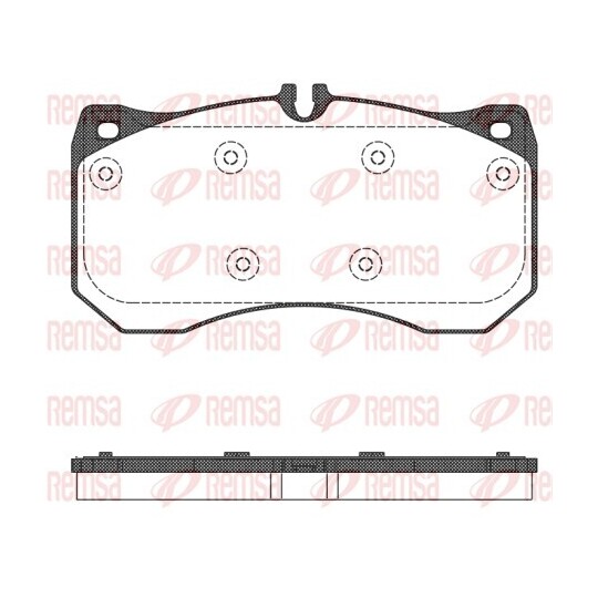 1497.00 - Brake Pad Set, disc brake 