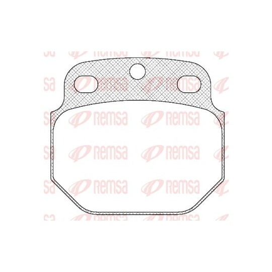 JCA 422.00 - Brake Pad Set, disc brake 