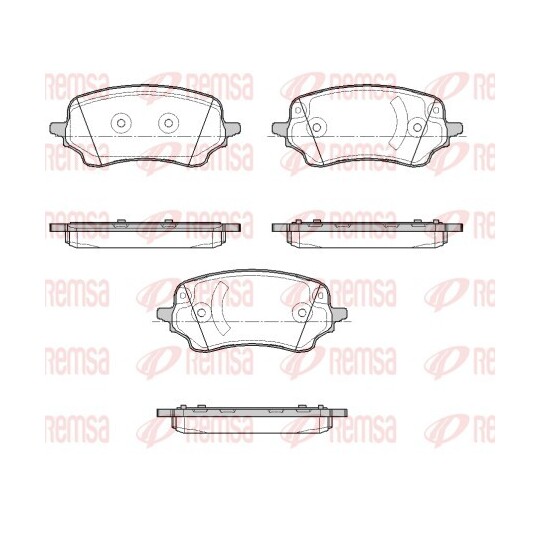 1885.00 - Brake Pad Set, disc brake 