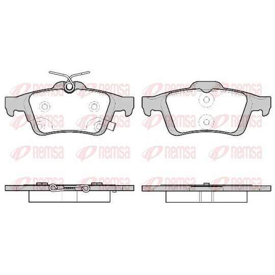 0842.11 - Brake Pad Set, disc brake 