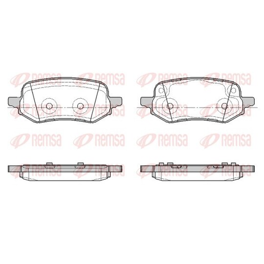 1886.00 - Brake Pad Set, disc brake 