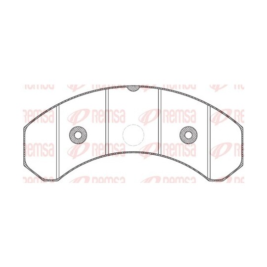 JCA 825.20 - Brake Pad Set, disc brake 