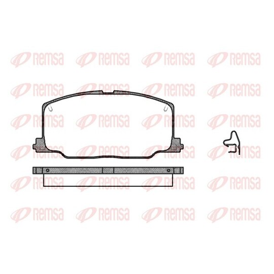 0268.04 - Brake Pad Set, disc brake 