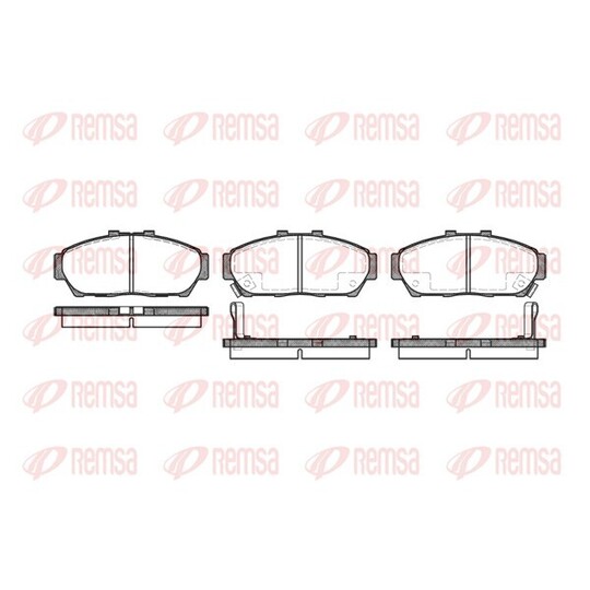 0464.02 - Brake Pad Set, disc brake 