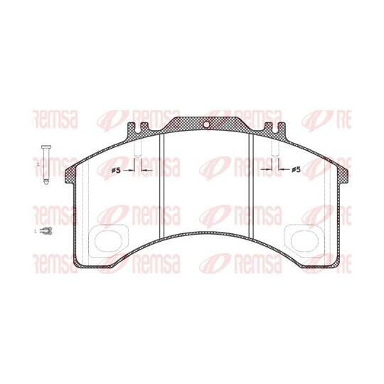 JCA 497.30 - Brake Pad Set, disc brake 