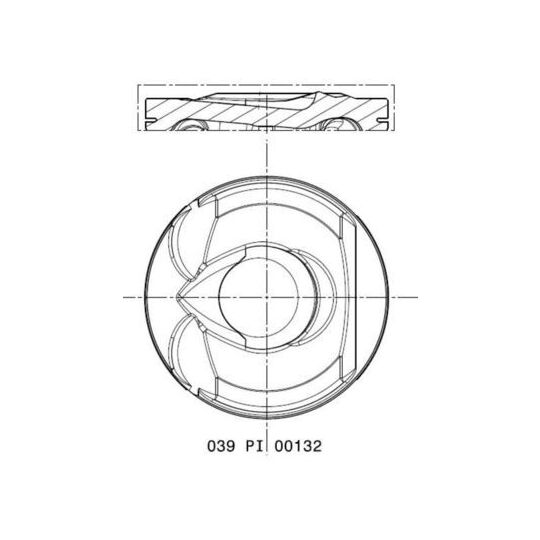 039 PI 00132 000 - Piston 