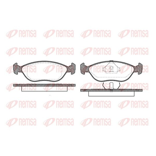 0444.00 - Brake Pad Set, disc brake 