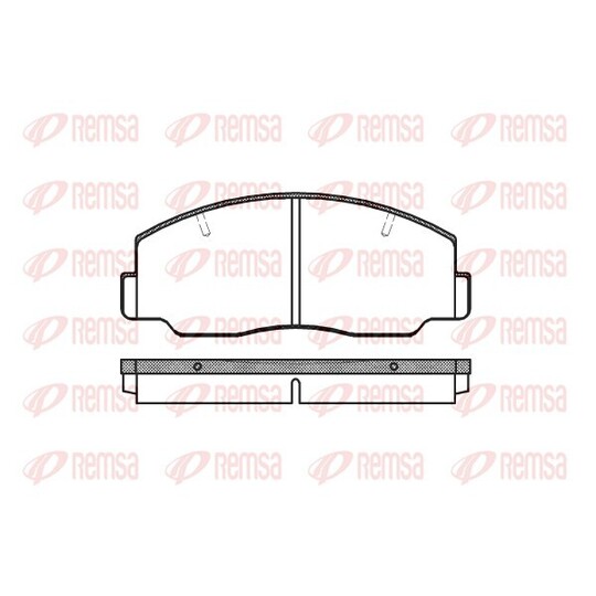 0137.00 - Brake Pad Set, disc brake 