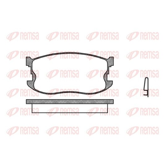 0198.04 - Brake Pad Set, disc brake 