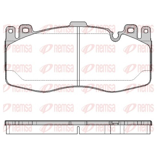 1742.00 - Brake Pad Set, disc brake 