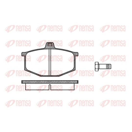 0060.00 - Brake Pad Set, disc brake 