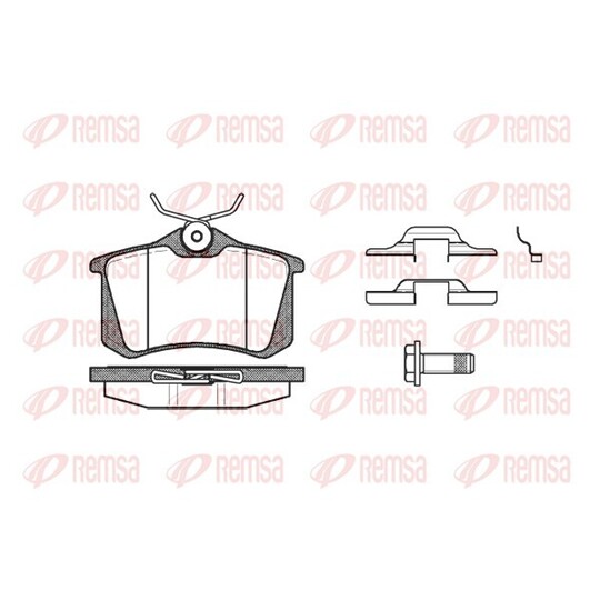 0263.16 - Brake Pad Set, disc brake 