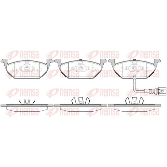 0633.31 - Brake Pad Set, disc brake 