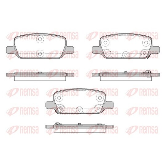 1917.02 - Brake Pad Set, disc brake 