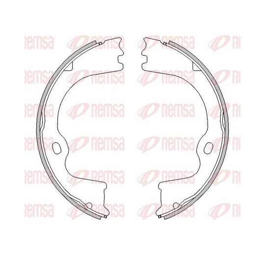 4532.00 - Brake Shoe, parking brake 