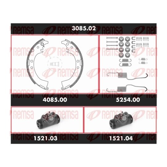 3085.02 - Brake Kit, drum brake 