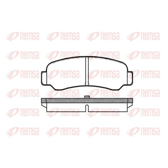 0200.00 - Brake Pad Set, disc brake 