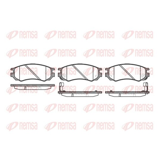 0395.02 - Brake Pad Set, disc brake 