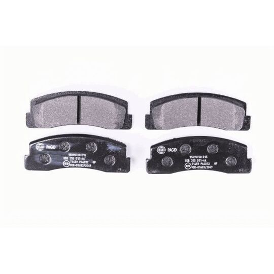 8DB 355 011-461 - Brake Pad Set, disc brake 