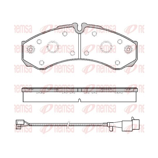 0651.52 - Brake Pad Set, disc brake 