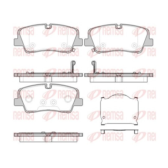 1687.00 - Brake Pad Set, disc brake 