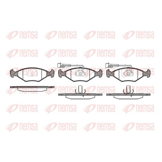 0281.32 - Brake Pad Set, disc brake 