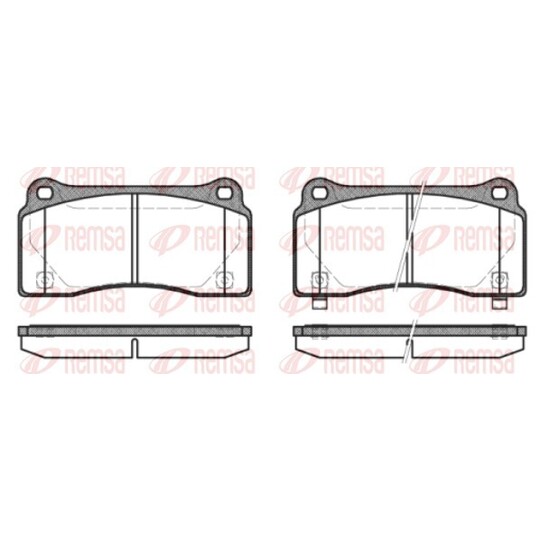 0983.30 - Brake Pad Set, disc brake 