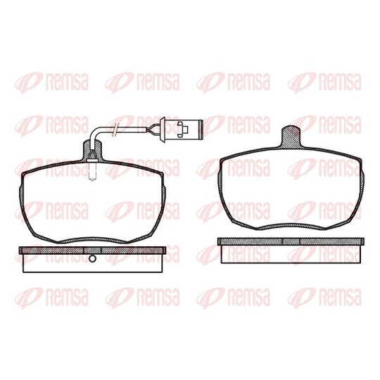 0056.22 - Brake Pad Set, disc brake 