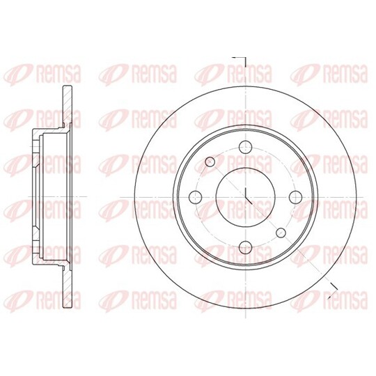 6110.00 - Brake Disc 