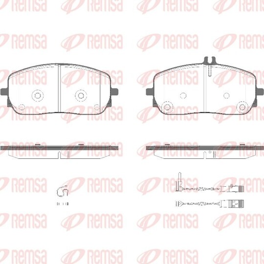 1826.02 - Brake Pad Set, disc brake 